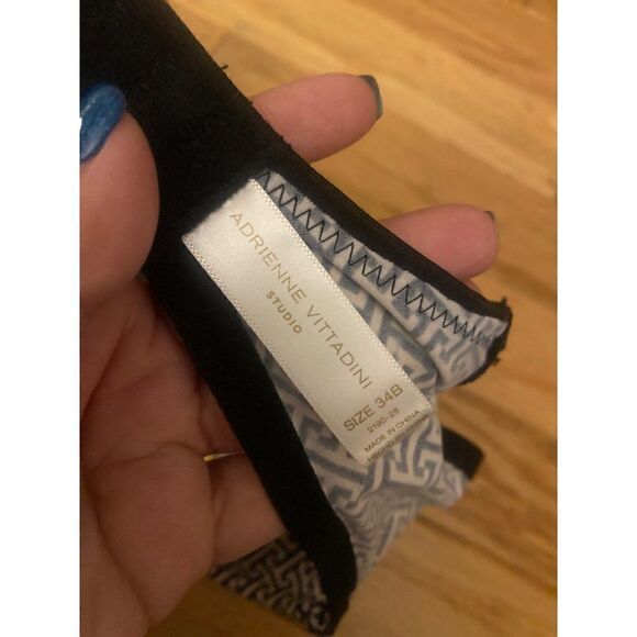 NWT Adrienne Vittadini women's patterned everyday wire free comfort bra size 34B - Picture 6 of 7